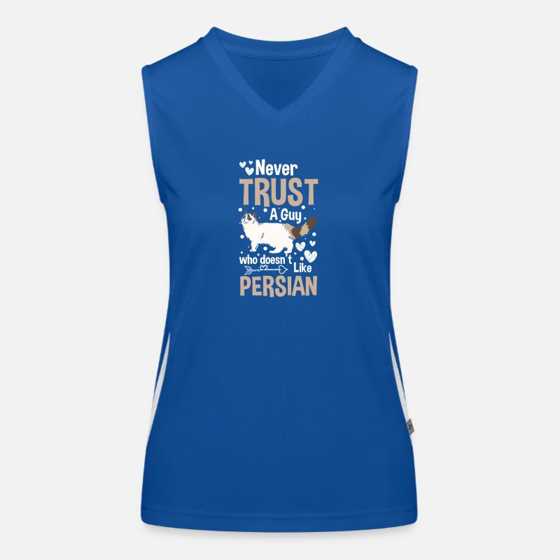 Perser Haustier Funktionelles Kontrast-Tank Top für Frauen