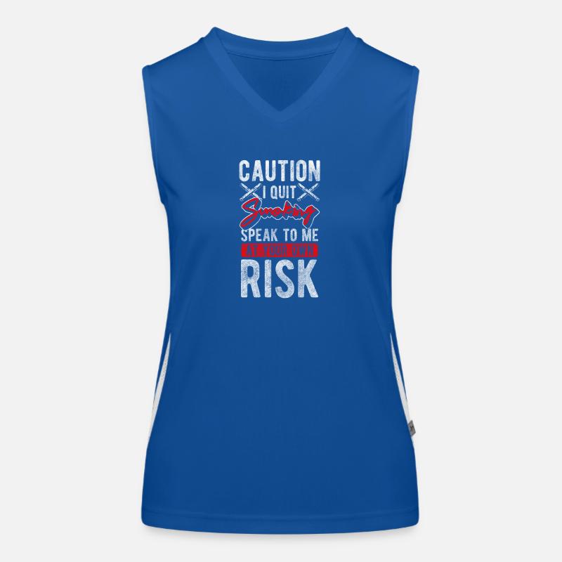 Raucher Zigarre Pause Schachtel Funktionelles Kontrast-Tank Top für Frauen