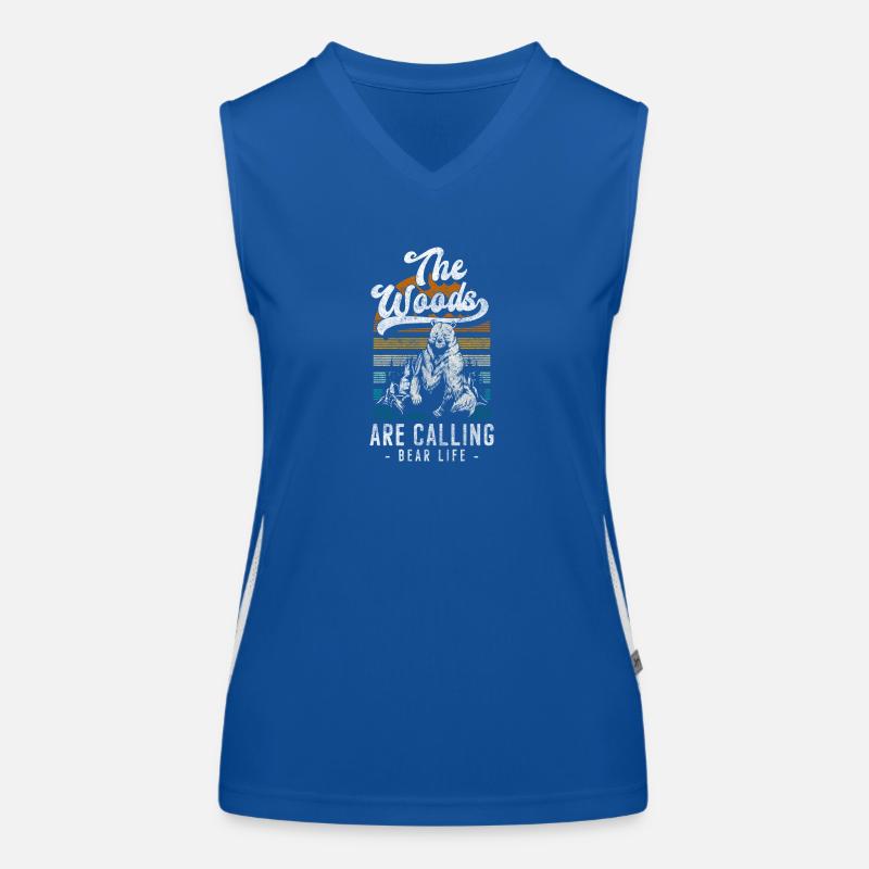 Bear Power Roar Women's Functional Contrast Tank Top