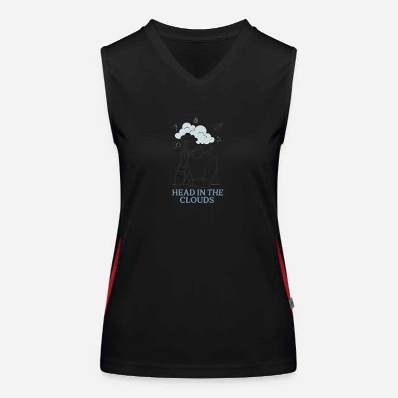 Head in the Clouds Women's Functional Contrast Tank Top