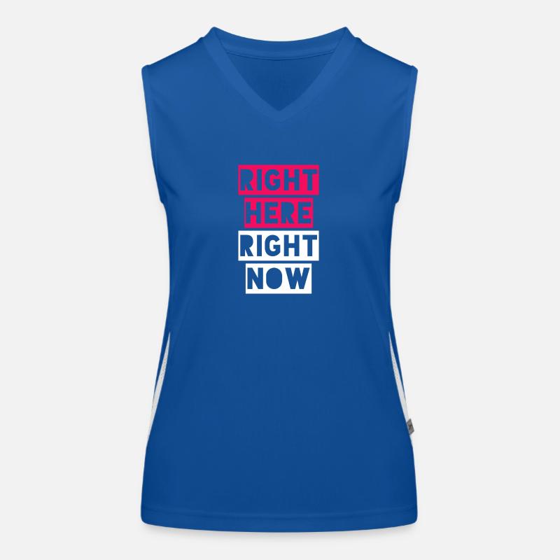 RIGHT HERE RIGHT NOW Women's Functional Contrast Tank Top