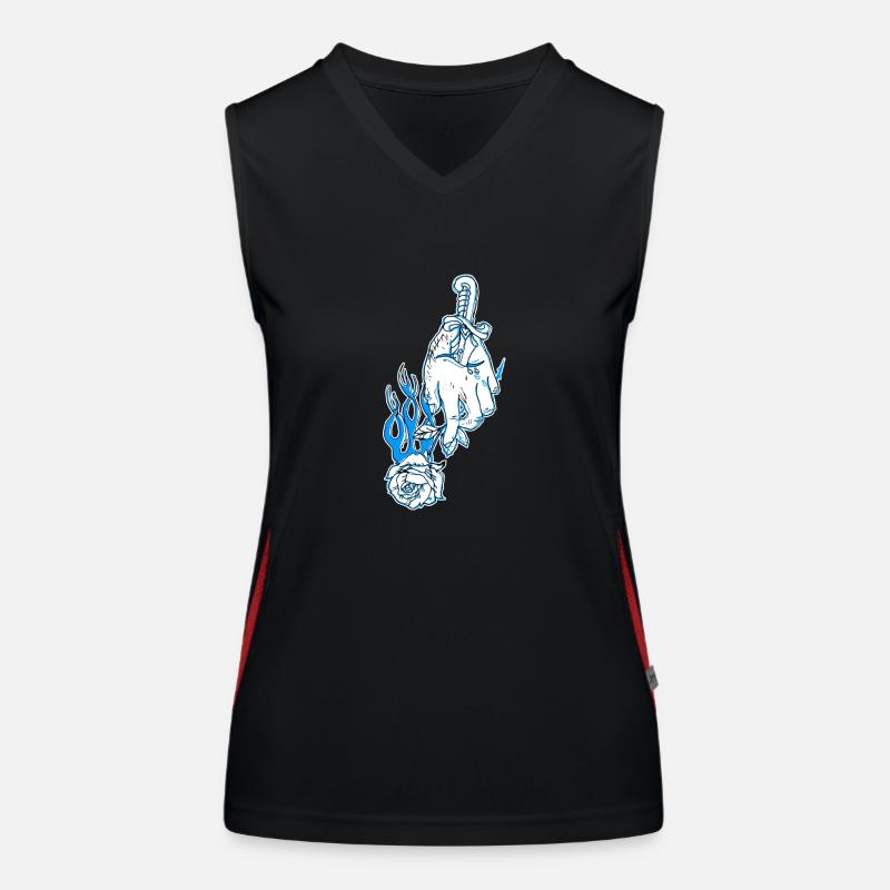 Aidan Rose Design Débardeur respirant contrasté Femme