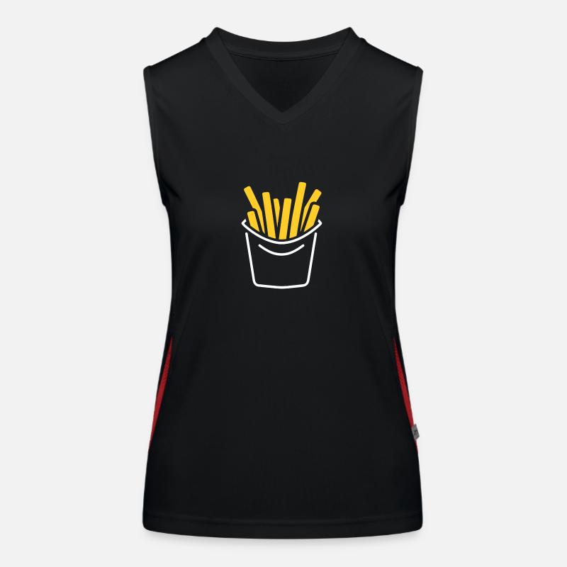 frites Débardeur respirant contrasté Femme