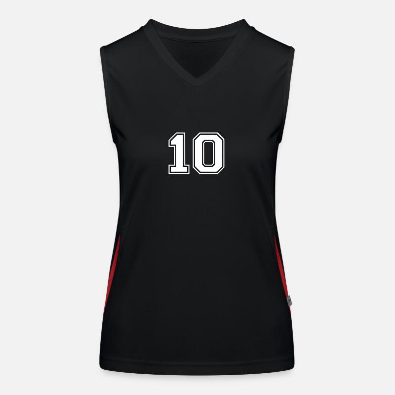 10 Funktionelles Kontrast-Tank Top für Frauen