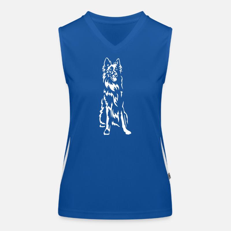 Groenendael "Black Edition" Funktionelles Kontrast-Tank Top für Frauen