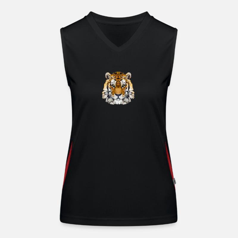 Tigre Débardeur respirant contrasté Femme
