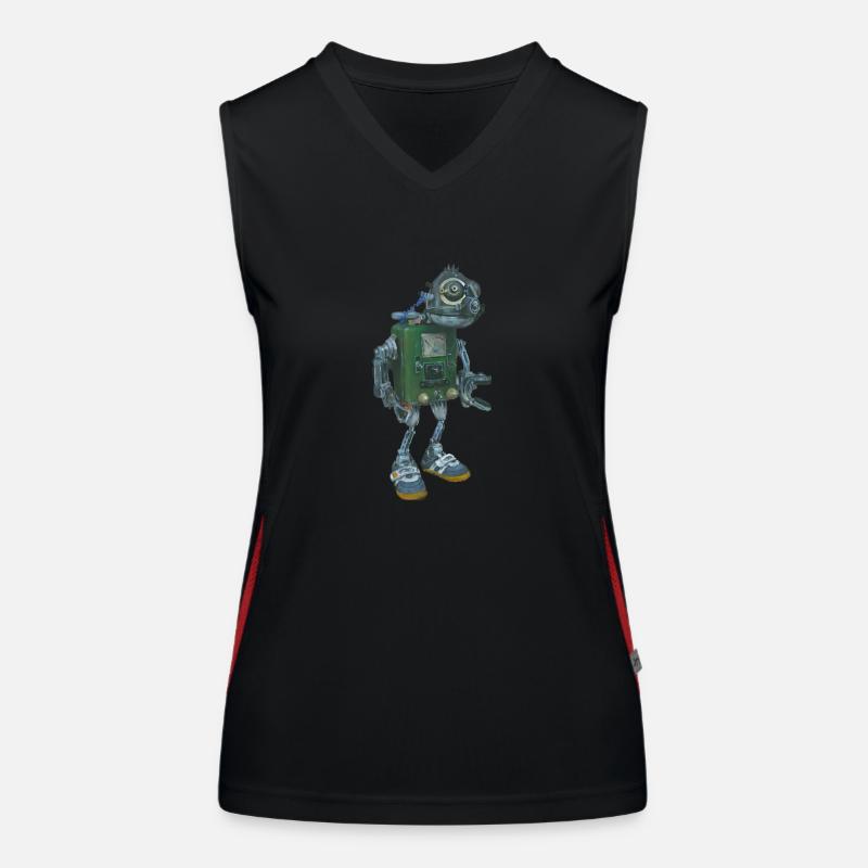 Robot abandonné Débardeur respirant contrasté Femme