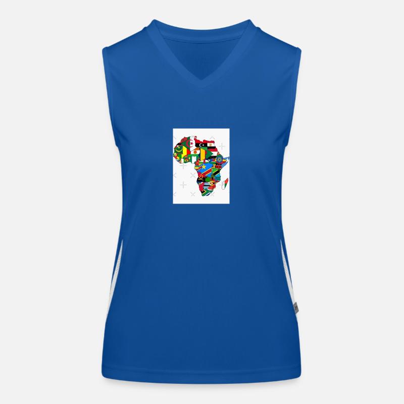 Mon Afrique Débardeur respirant contrasté Femme