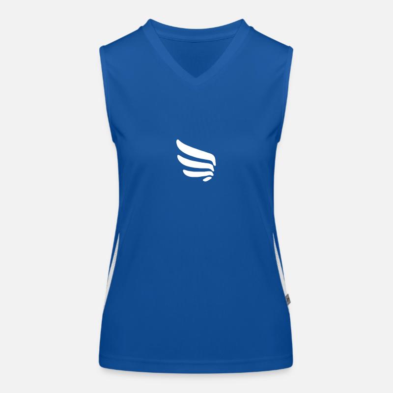 Left wing with 4 springs Women's Functional Contrast Tank Top