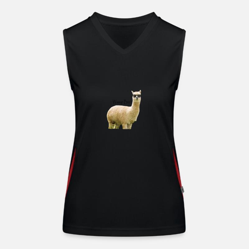 Alpaca Bro Women's Functional Contrast Tank Top