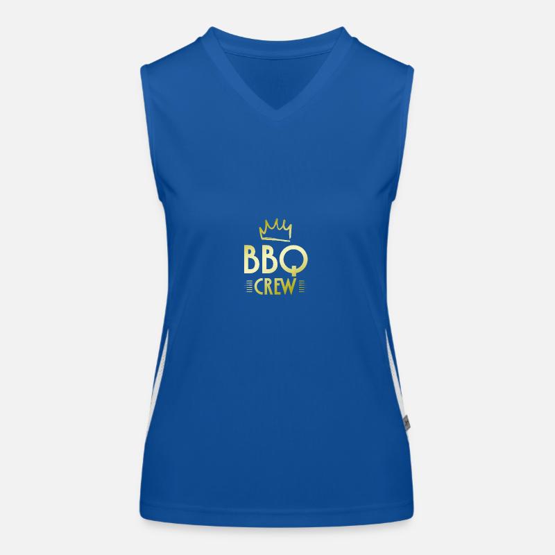 Bbq Crew Funktionelles Kontrast-Tank Top für Frauen