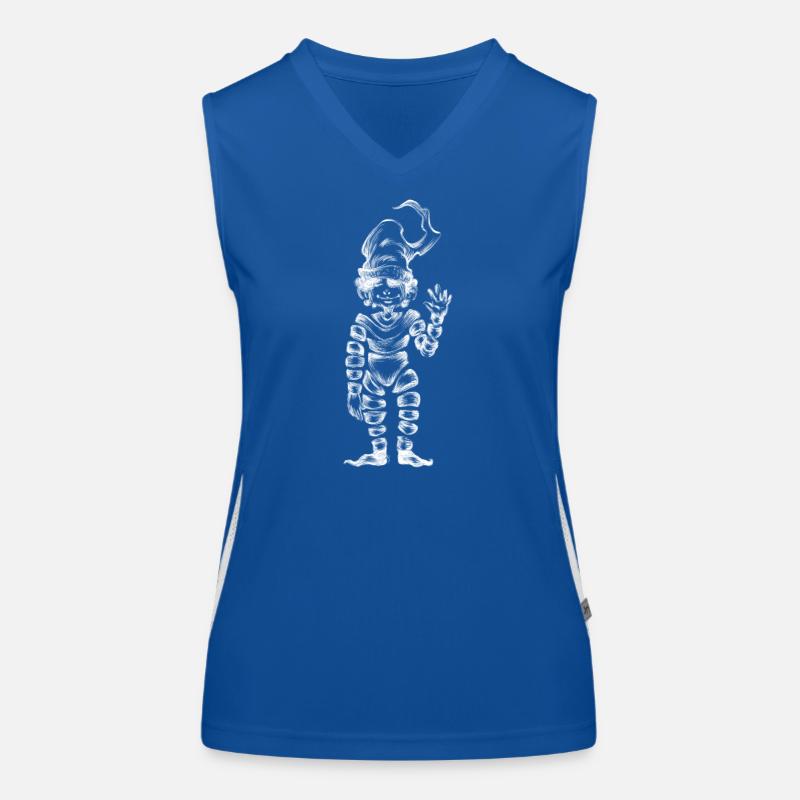 Small white invisible Women's Functional Contrast Tank Top
