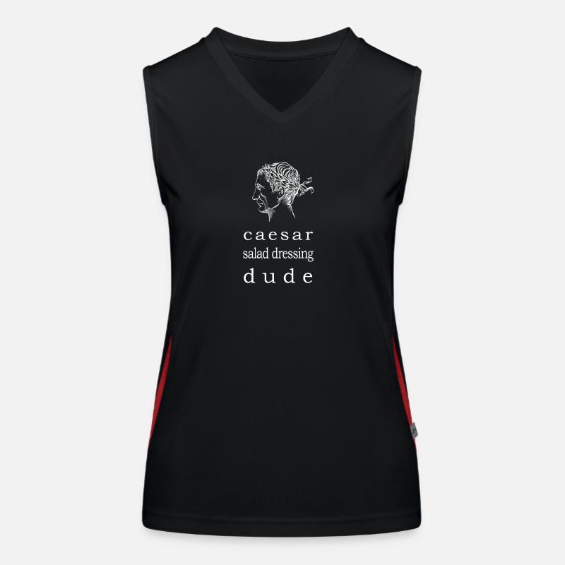 Julius Caesar Salat Römer Funktionelles Kontrast-Tank Top für Frauen
