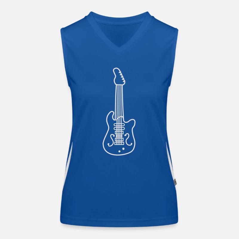 Design Cool E Guitar Women's Functional Contrast Tank Top