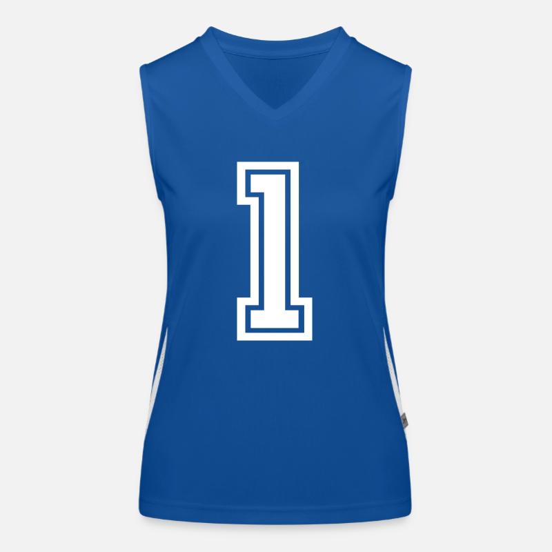 Nummer Eins Funktionelles Kontrast-Tank Top für Frauen