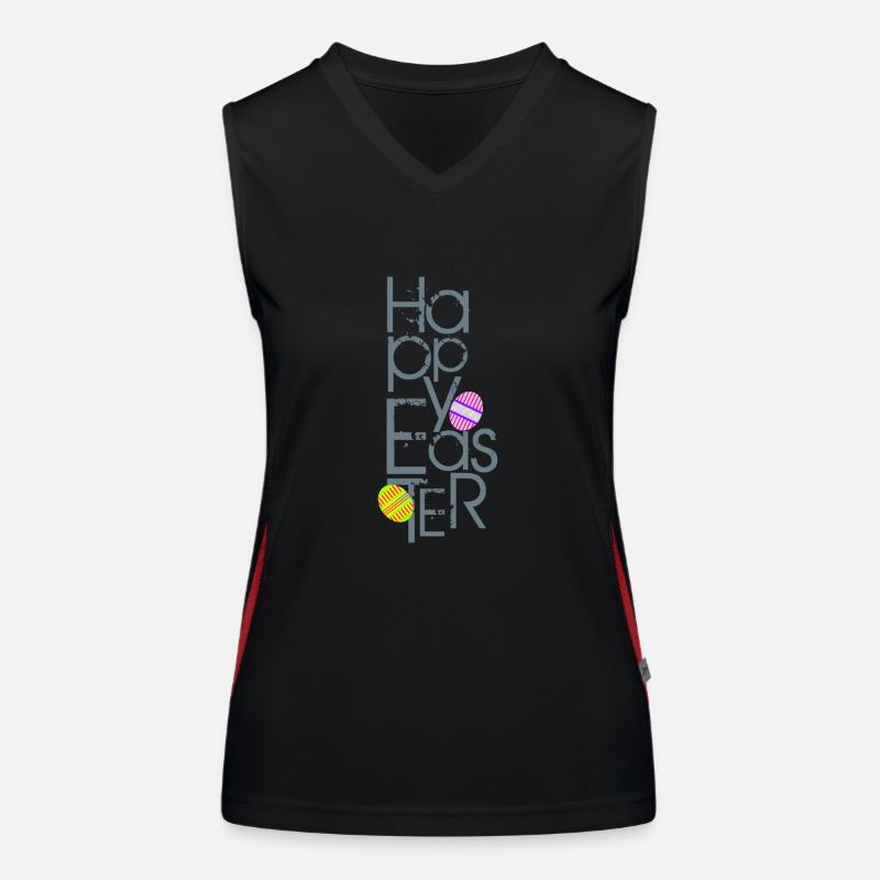 Joyeuses Pâques Débardeur respirant contrasté Femme
