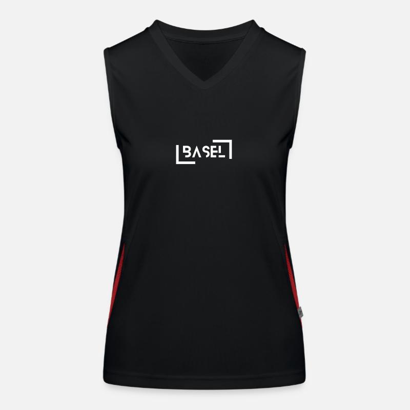 Bâle Débardeur respirant contrasté Femme