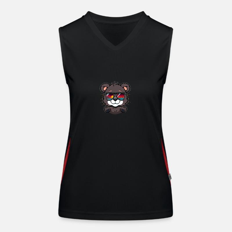 Cool Bear Funktionelles Kontrast-Tank Top für Frauen