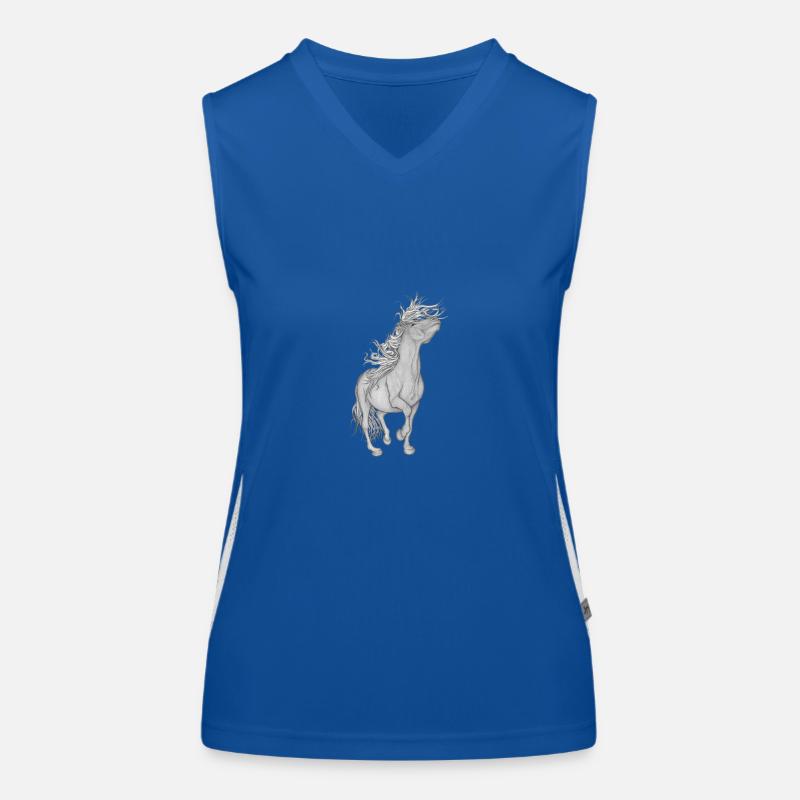 Shaking your head Women's Functional Contrast Tank Top