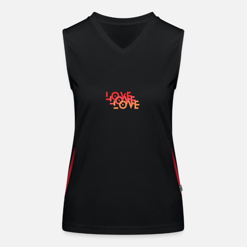 love Funktionelles Kontrast-Tank Top für Frauen
