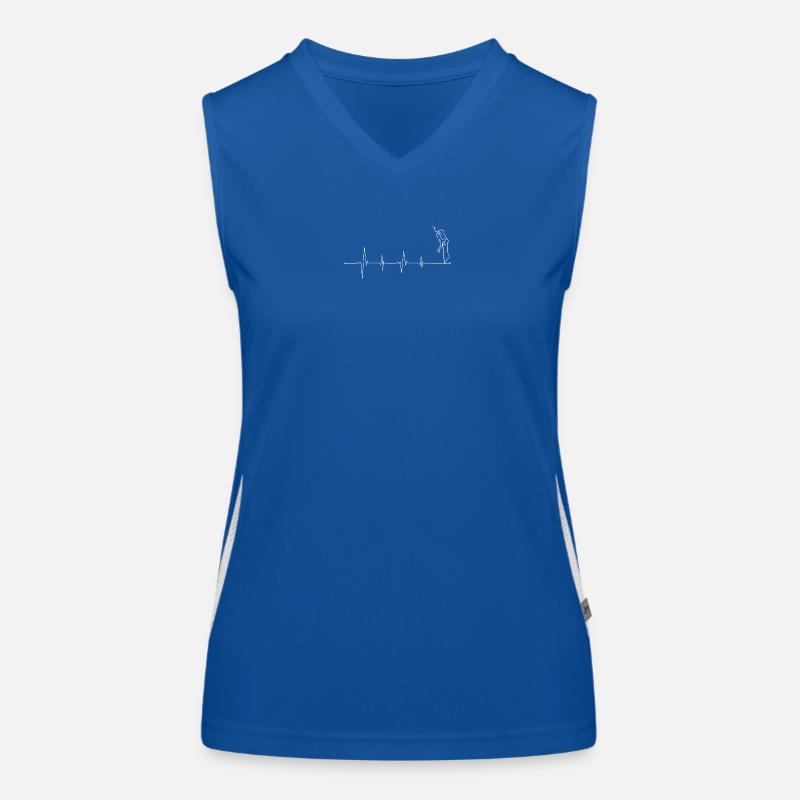 Climber on ECG Line Women's Functional Contrast Tank Top