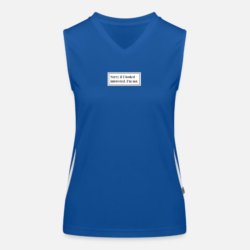 Sarkastischer Ironischer Sarkasmus Ironie Spruch Funktionelles Kontrast-Tank Top für Frauen