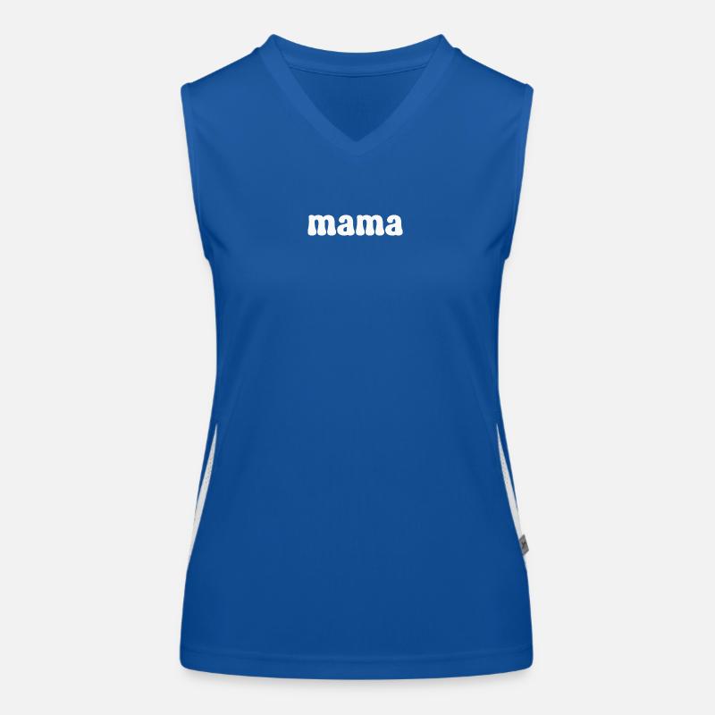 Mama Mutter Funktionelles Kontrast-Tank Top für Frauen