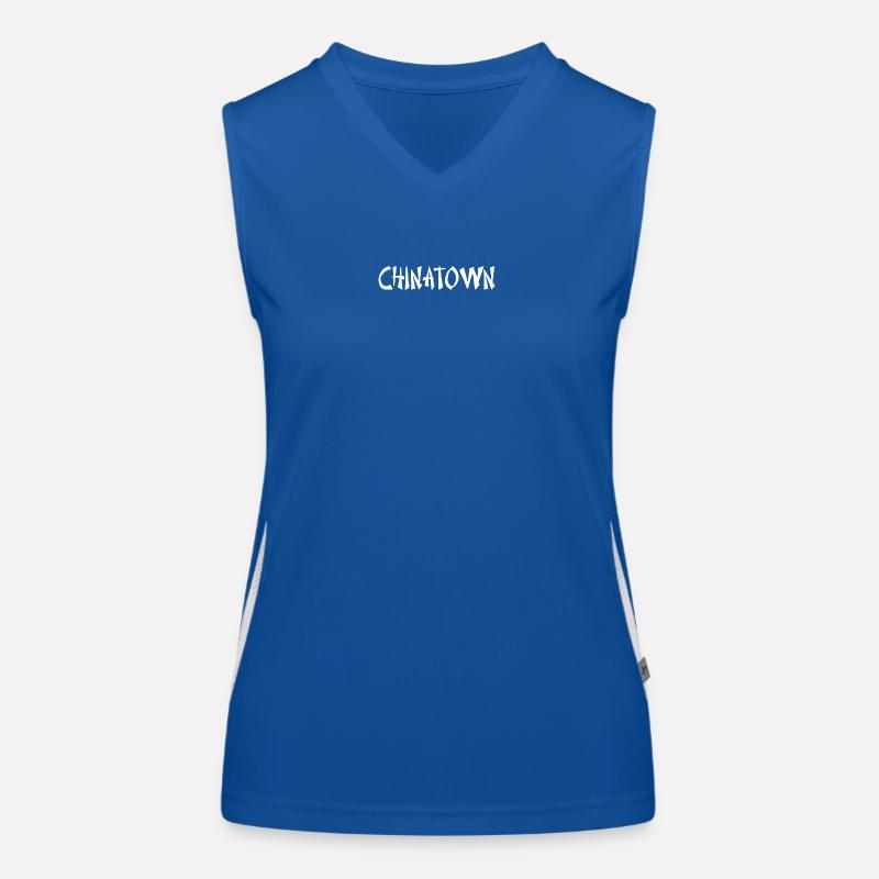CHINATOWN Funktionelles Kontrast-Tank Top für Frauen