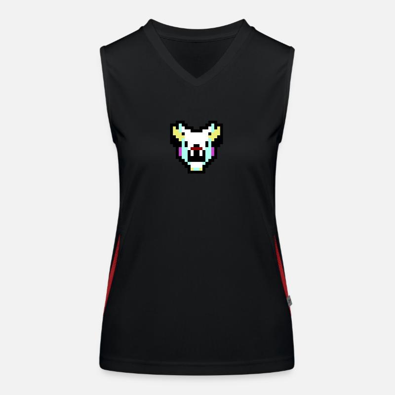 Pixel Hase Funktionelles Kontrast-Tank Top für Frauen