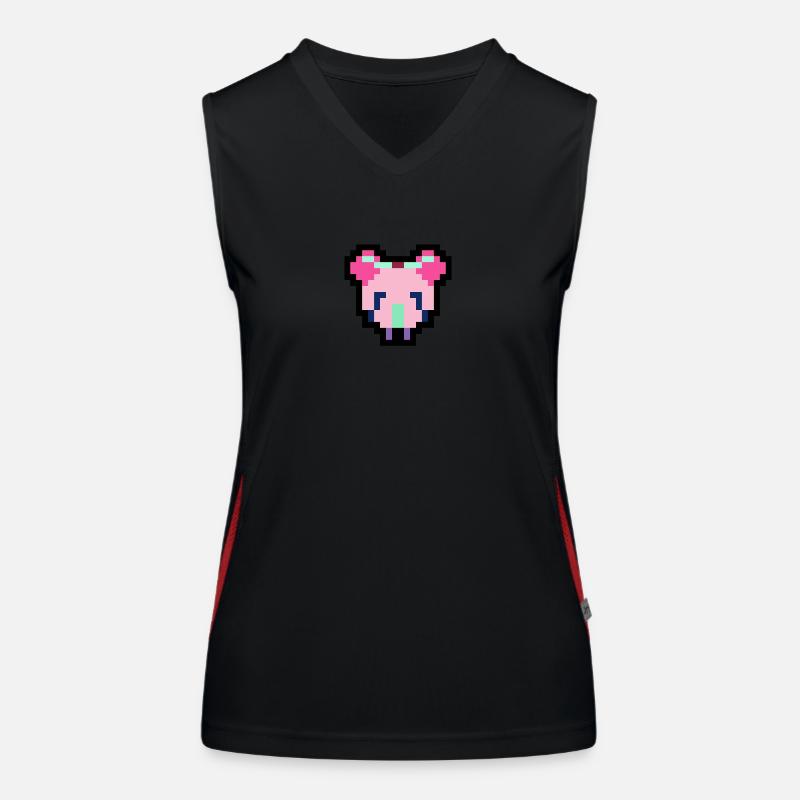 Pixel Maus Funktionelles Kontrast-Tank Top für Frauen