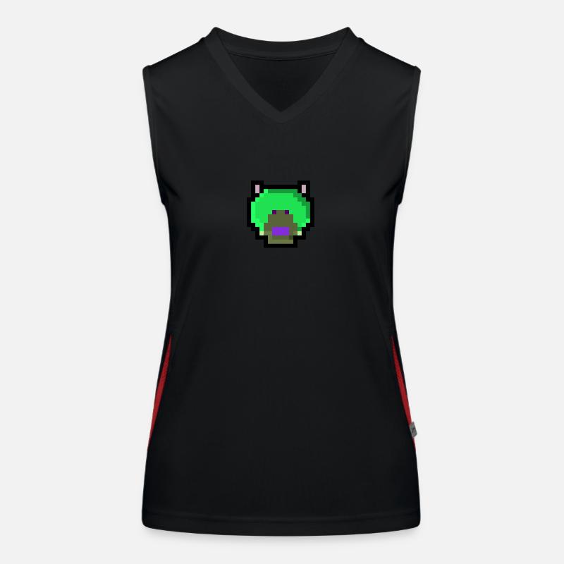 Pixel Bär Funktionelles Kontrast-Tank Top für Frauen