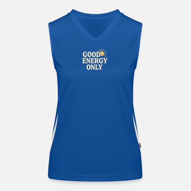 Positive Solarenergie Funktionelles Kontrast-Tank Top für Frauen