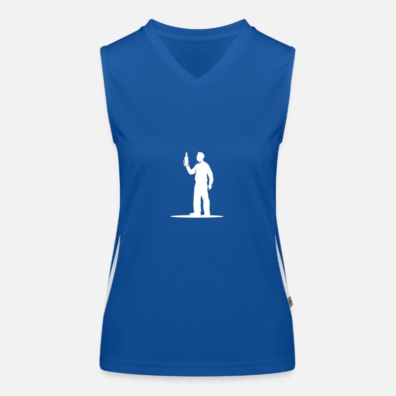 Bier Trinken Party Funktionelles Kontrast-Tank Top für Frauen