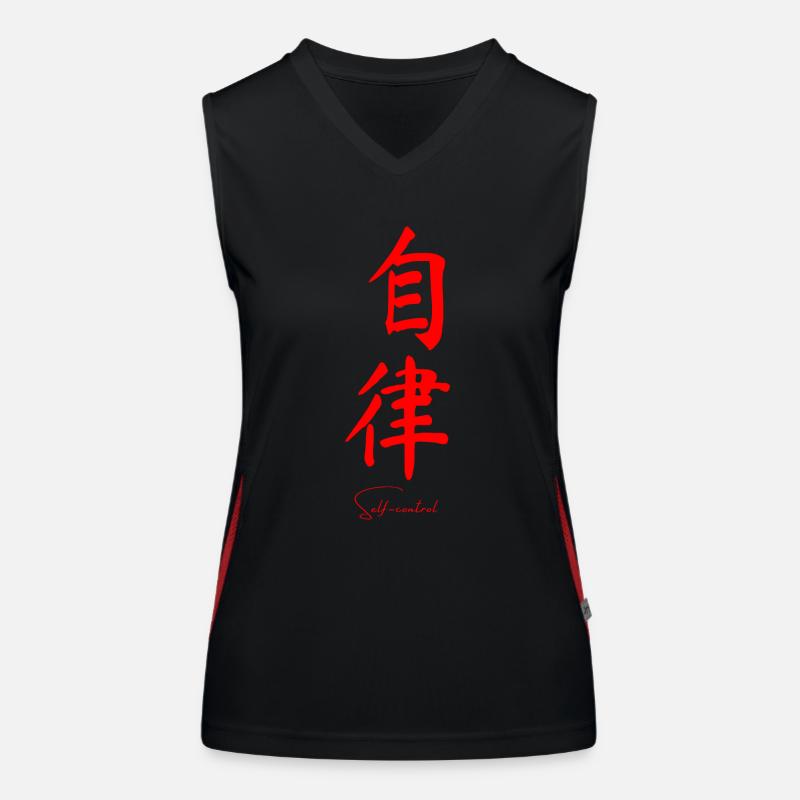 Chinesisch Sprache Funktionelles Kontrast-Tank Top für Frauen