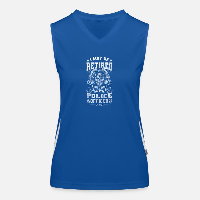 Polizei Uniform Jagd Funktionelles Kontrast-Tank Top für Frauen