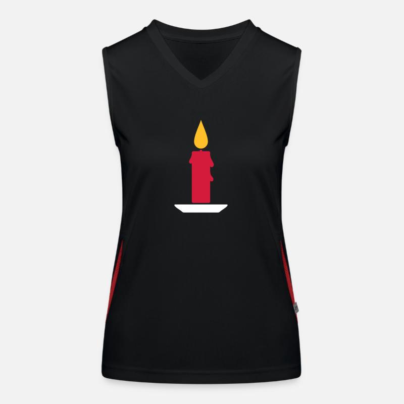 Bougie Débardeur respirant contrasté Femme