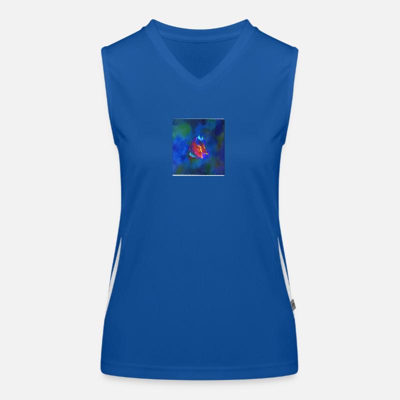 Eulen Design Funktionelles Kontrast-Tank Top für Frauen
