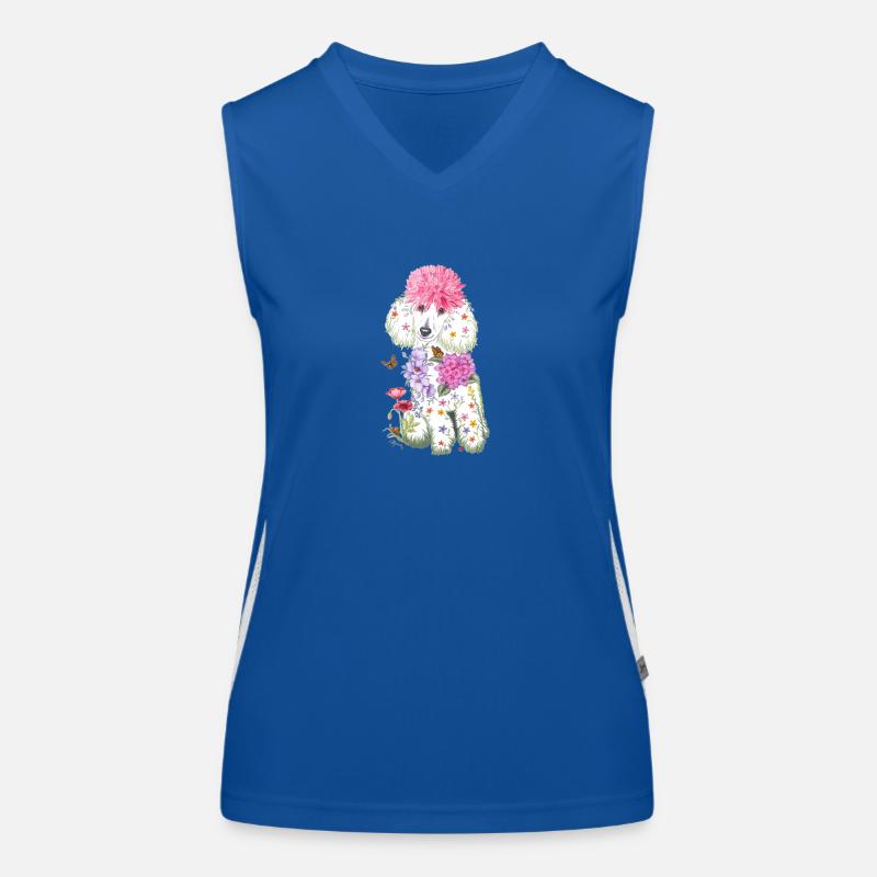 Spring poodle Women's Functional Contrast Tank Top