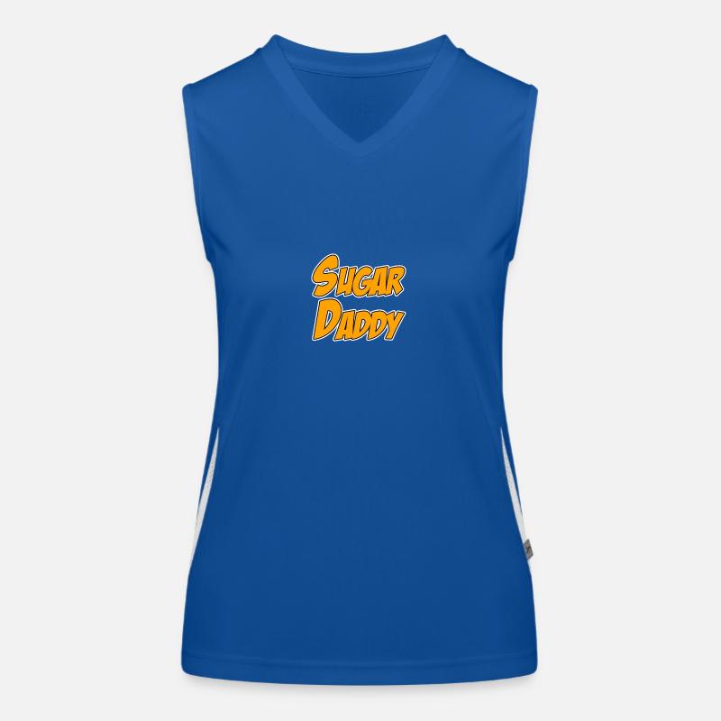 Daddy lustiges Shirt Spruch Geschenk Vater Ehemann Funktionelles Kontrast-Tank Top für Frauen