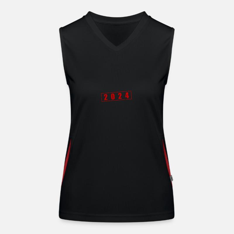 2024 Jahr Funktionelles Kontrast-Tank Top für Frauen