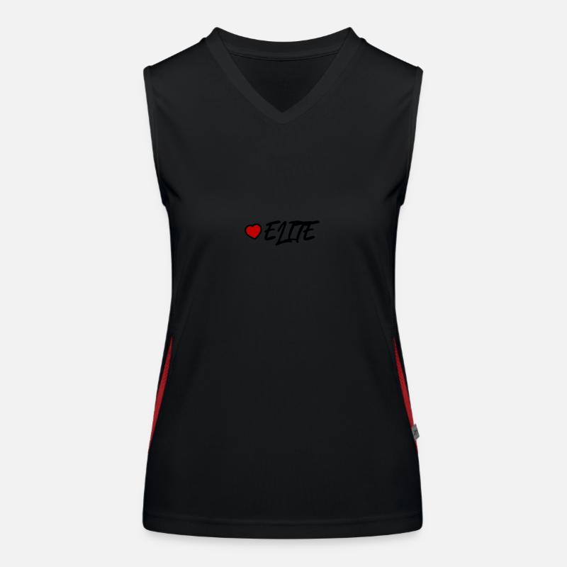 Elite Herz Funktionelles Kontrast-Tank Top für Frauen