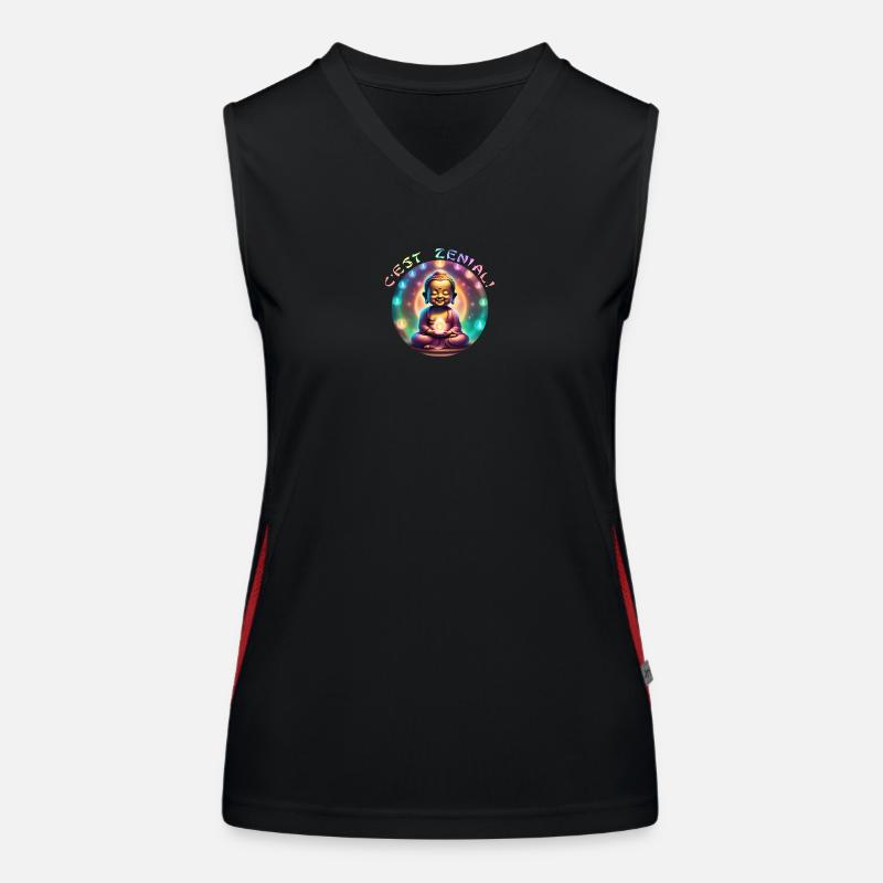 Es ist zenial Funktionelles Kontrast-Tank Top für Frauen