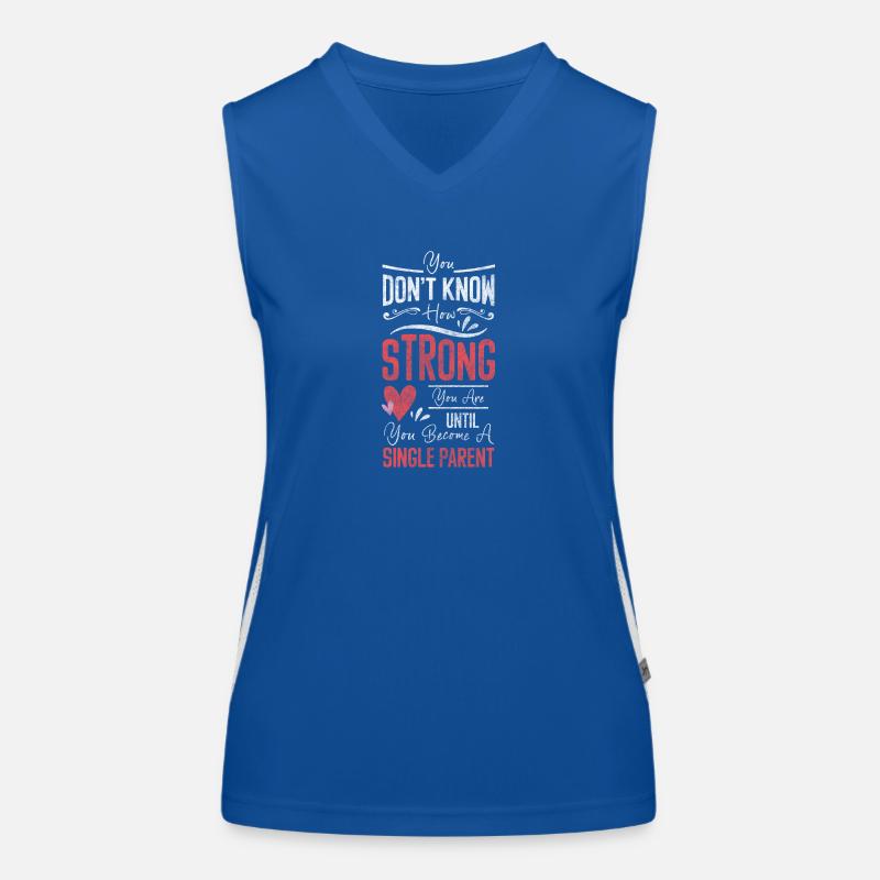 Single Parent Dear Father Women's Functional Contrast Tank Top