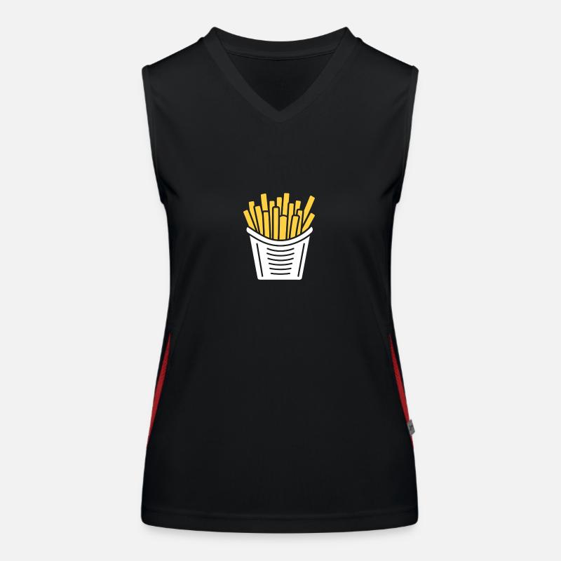 frites Débardeur respirant contrasté Femme