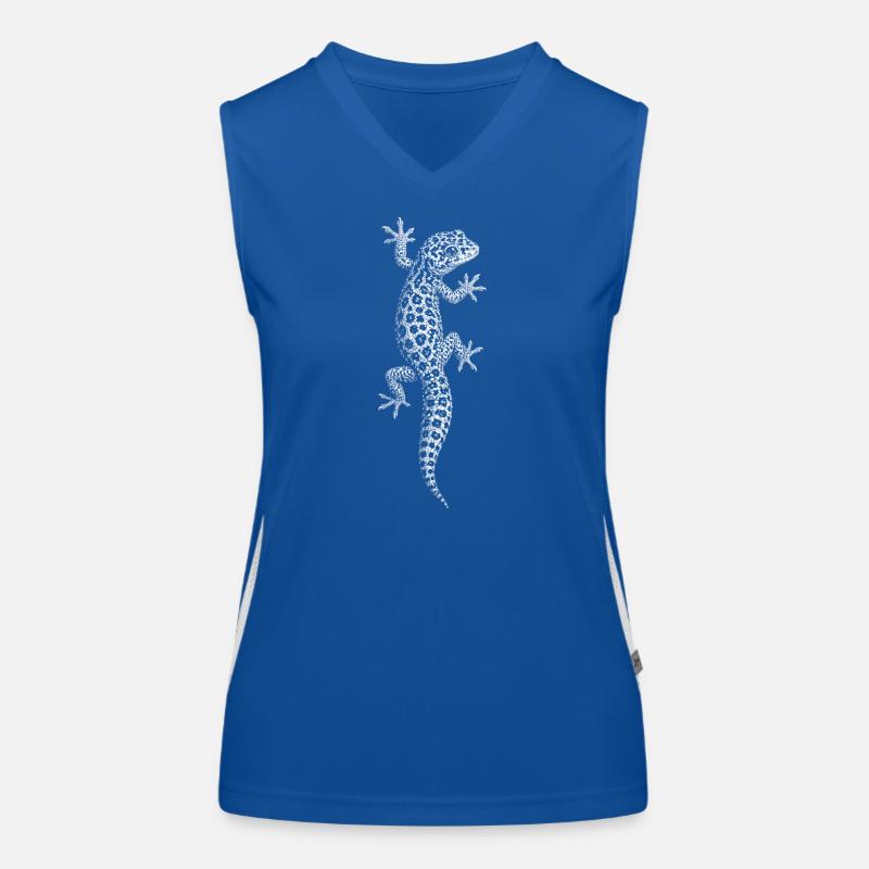 leopard gecko Women's Functional Contrast Tank Top