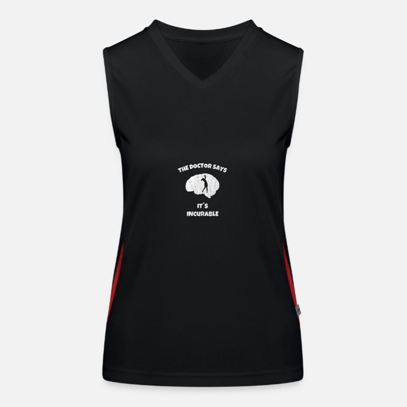 The Doctor says - Its Incurable Golf Women's Functional Contrast Tank Top