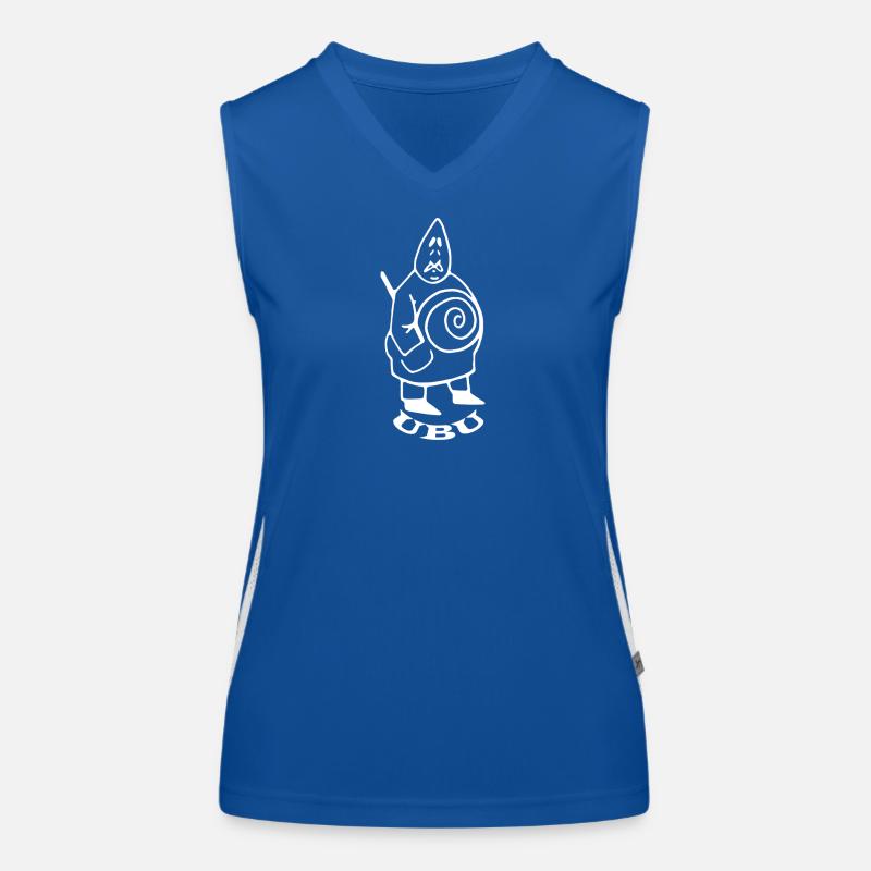 Father Ubu Figur Jarry Funktionelles Kontrast-Tank Top für Frauen
