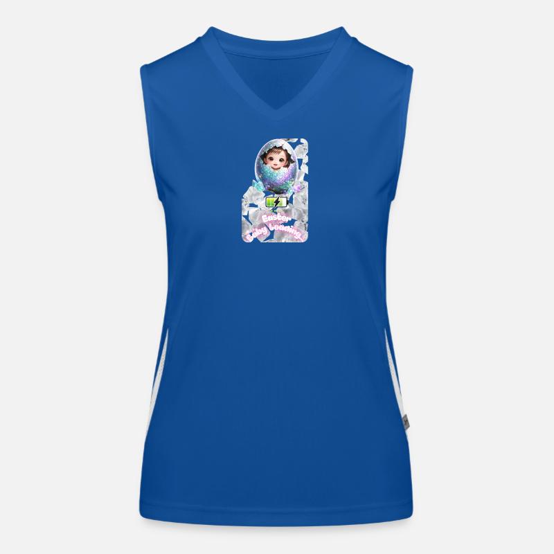 Easter Bud Baby Egg Explosion Women's Functional Contrast Tank Top