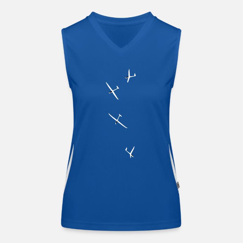 Glider Gliding Gliding Glider Women's Functional Contrast Tank Top