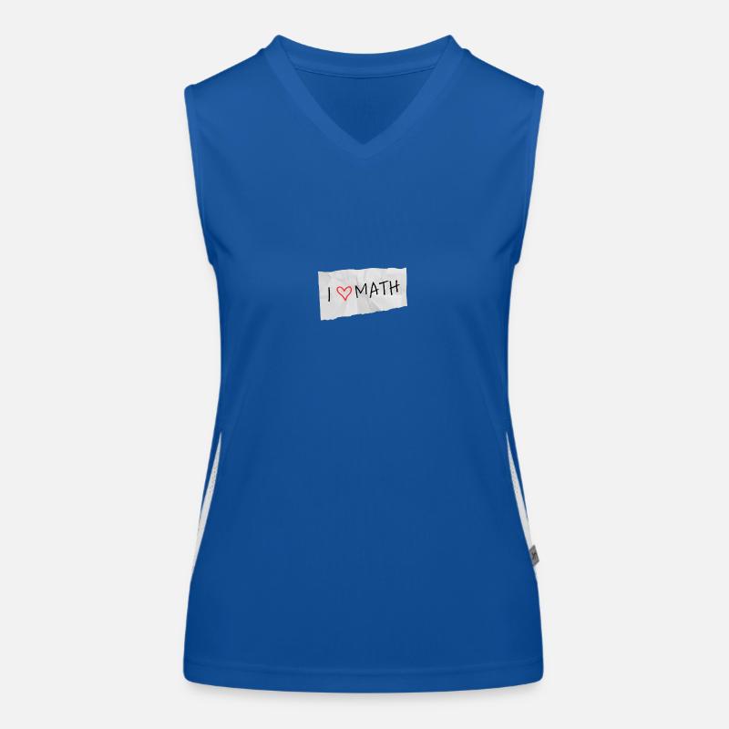 I love math Women's Functional Contrast Tank Top